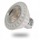 LED Spotlight - 6W GU10 White Plastic Premium Warm White/4500K/White 110° 450 lm